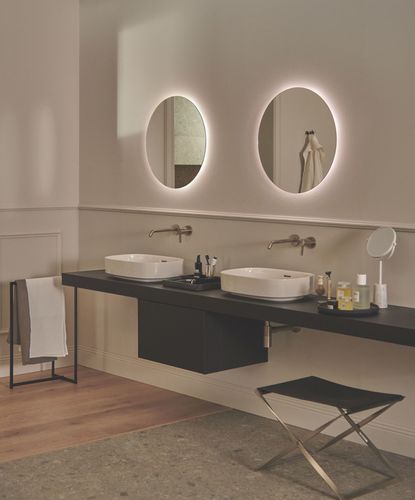 Stylowa łazienka w twoim domu a w niej umywalka nowoczesna i estetyczna
